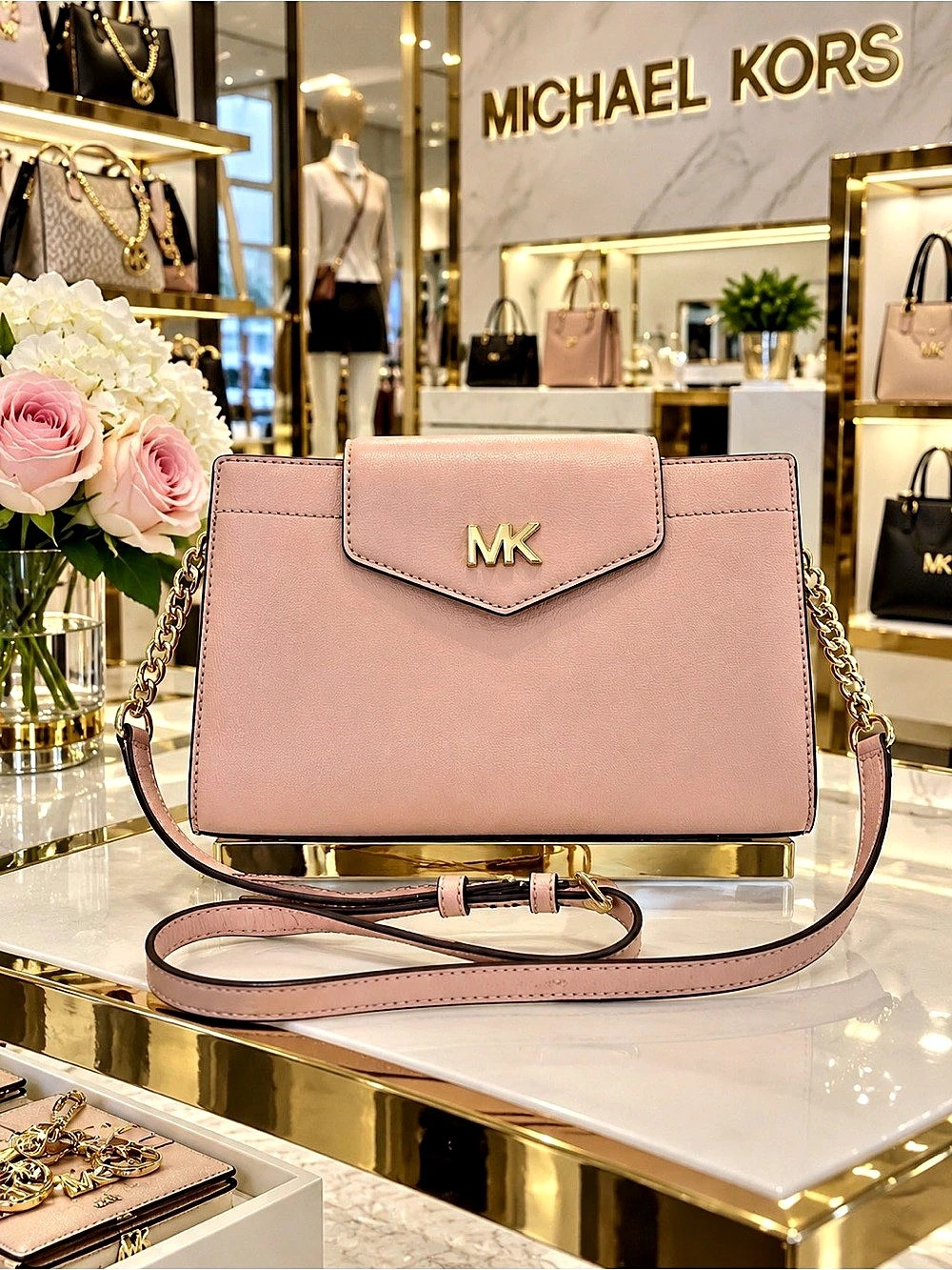 Michael Kors Pink Crossbody Bag